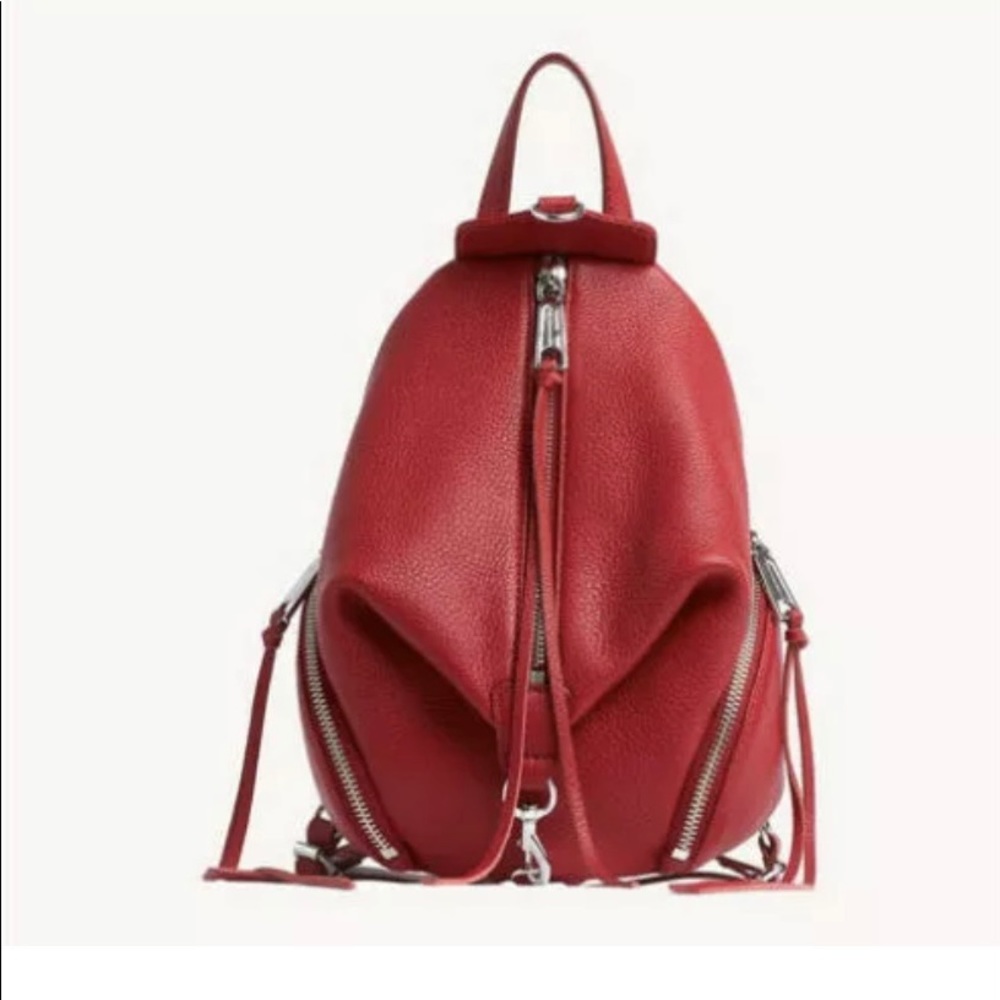 Rebecca Minkoff Red leather backpack purse